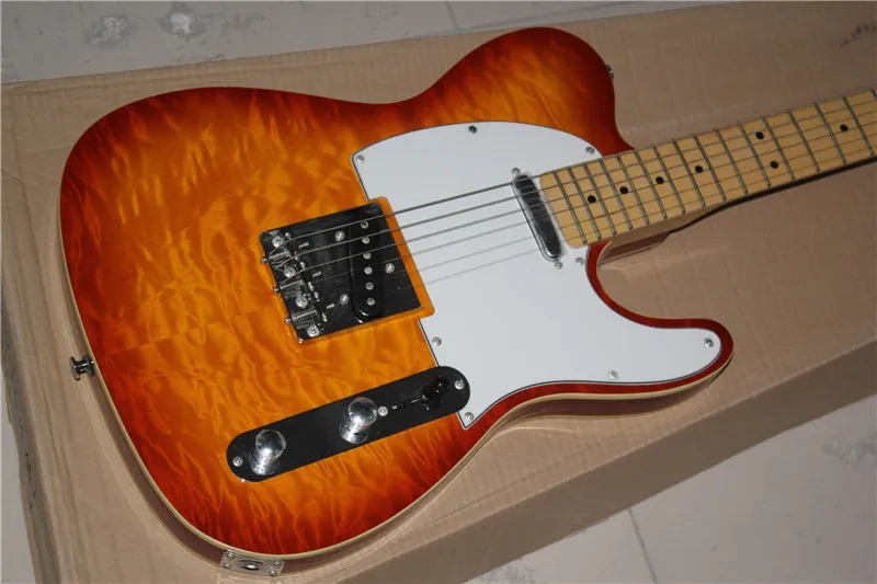 Заводская tl гитара sunburst пламя клен бесплатная доставка 1 2 | Спорт и развлечения