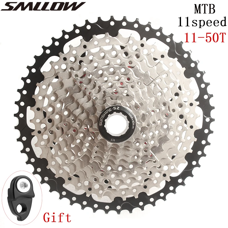 SUNSHINE SZ 11s 11 скорость 50t Freewheel кассеты Черный Серебряный маховик широкое
