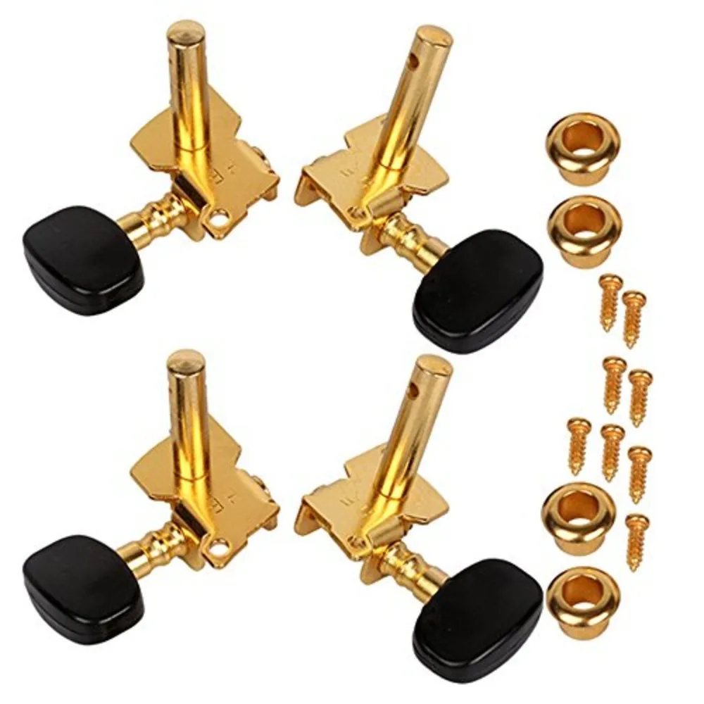 Набор насадок для тюнинга с золотым покрытием 2R2L налобный тюнер укулеле 4