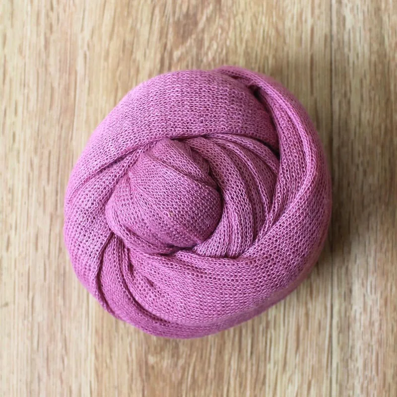 rose red Оборудование для съемки новорожденных эластичный младенческий Bebe обертывание фон аксессуары для студии купальный чехол пеленать 40x150 см - Цвет: rose red