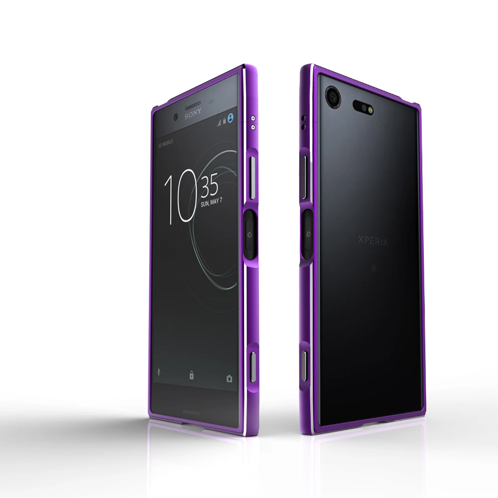 Фиолетовый Чехол CELFONE Matel для sony Xperia XZ1, бампер из алюминиевого сплава для sony Xperia XZ1 G8341, рамка для sony XZ1, fundas - Цвет: Фиолетовый