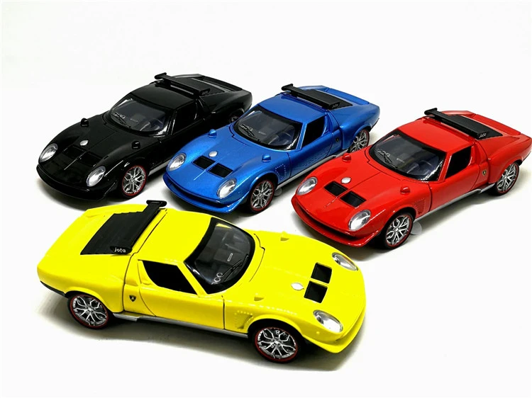 1/32 Miura 1965 Diecasts игрушечный Транспорт сплав автомобиль горячий стиль модели автомобилей игрушки для детей подарок