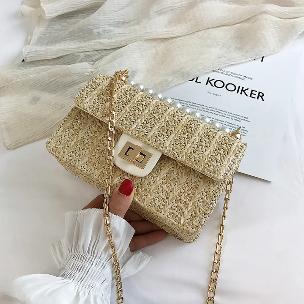 MUQGEW Соломенная пляжная сумка винтажная тканая ручной работы Raffia сумки из ротанга