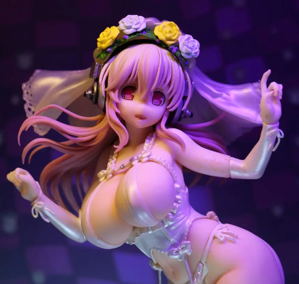 Свадебное платье с аниме Super Sonico на 10 ю годовщину ПВХ экшн статуэтки