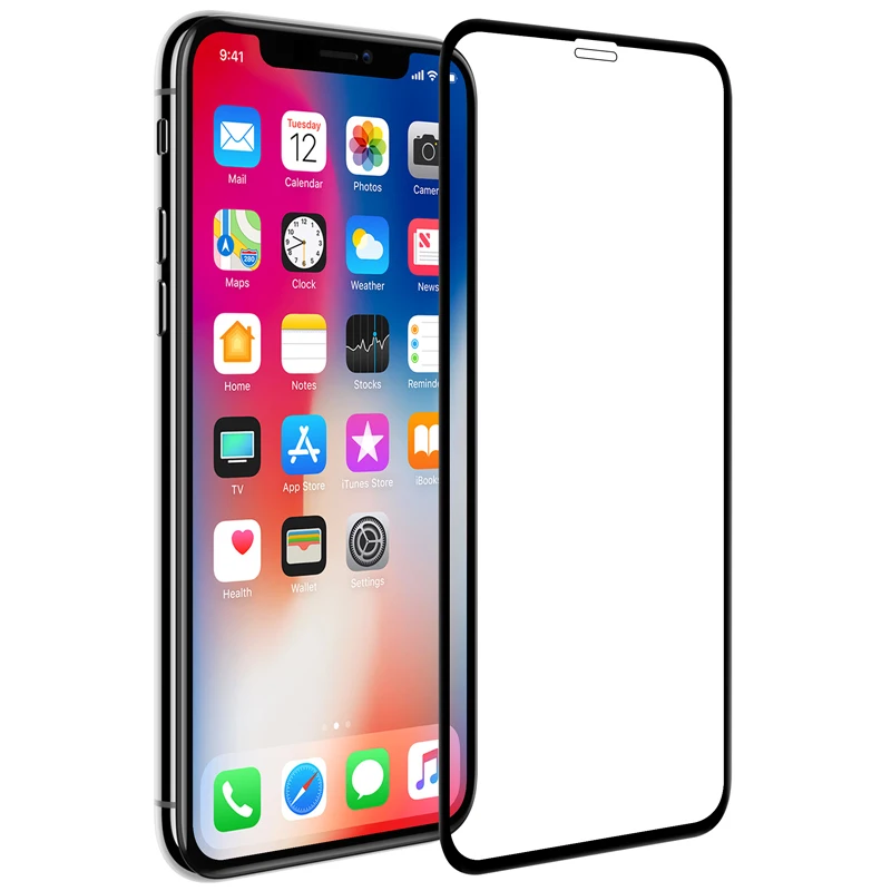 Стекло Nillkin XD CP + Max для iPhone Xs с полным покрытием 3D протектор экрана из закаленного
