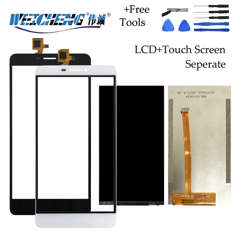 WEICHENG для Bluboo Dual LCD дисплей и аксессуары + инструменты хорошего качества|screen