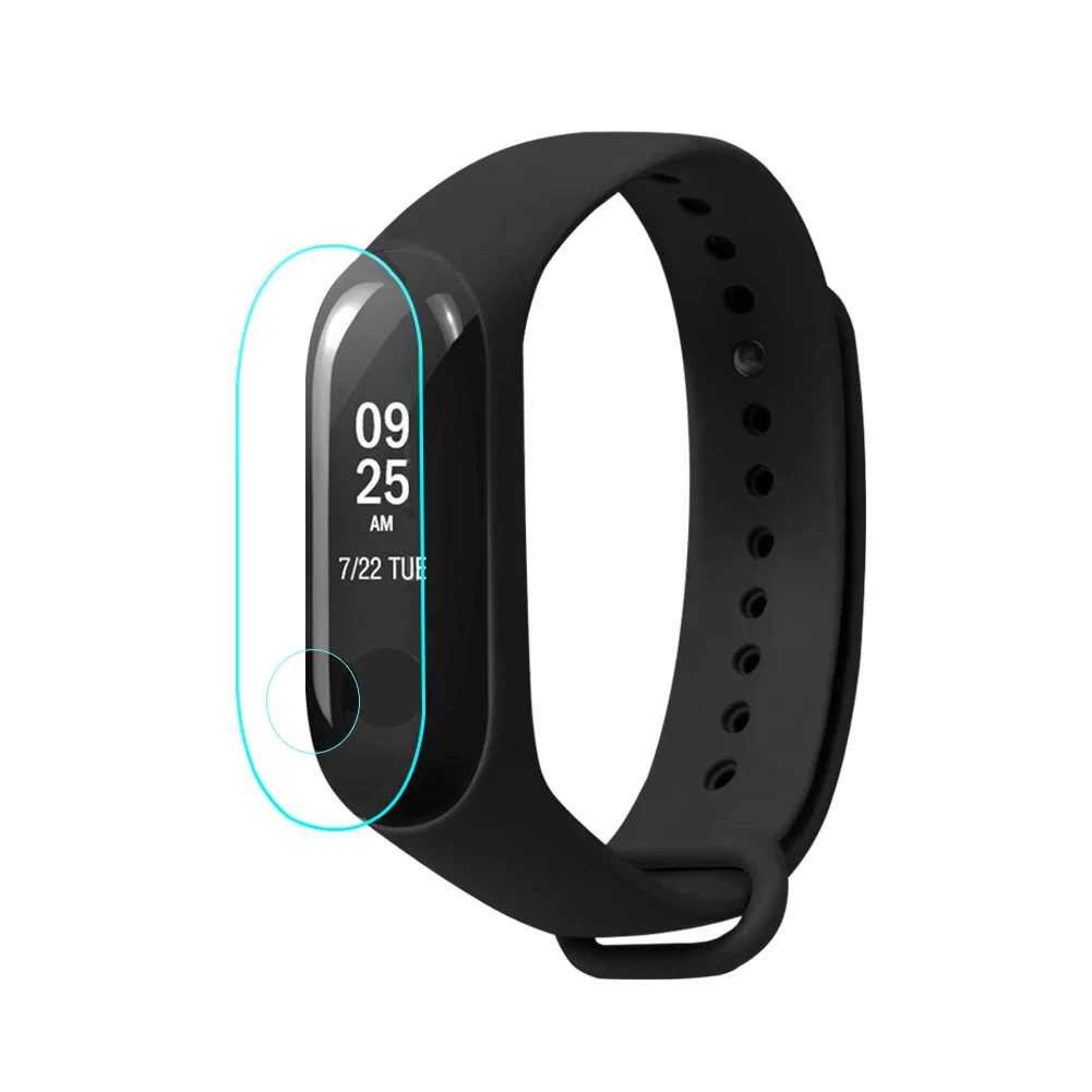 Ультратонкая Защитная пленка для экрана из ТПУ 0,1 мм HD для Xiaomi Mi Band 3 Smart Watch из закаленного стекла