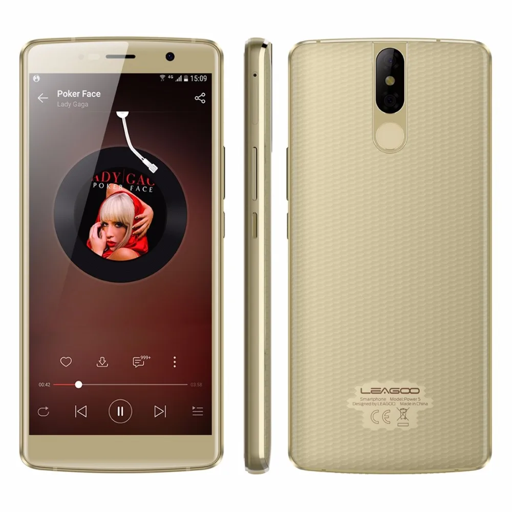 LEAGOO Power 5 смартфон с 99 дюймовым дисплеем восьмиядерным процессором MT6763 ОЗУ 6 ГБ ПЗУ