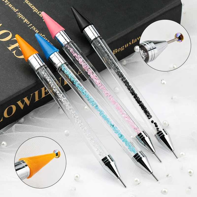 Ручка-карандаш с кристаллами инструмент для сбора драгоценных камней восковой