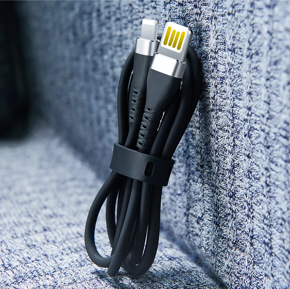 Power4 антифриз USB кабель для iPhone провод для быстрой зарядки для Lightning Quick Charge провод для Apple USB кабель двухсторонний
