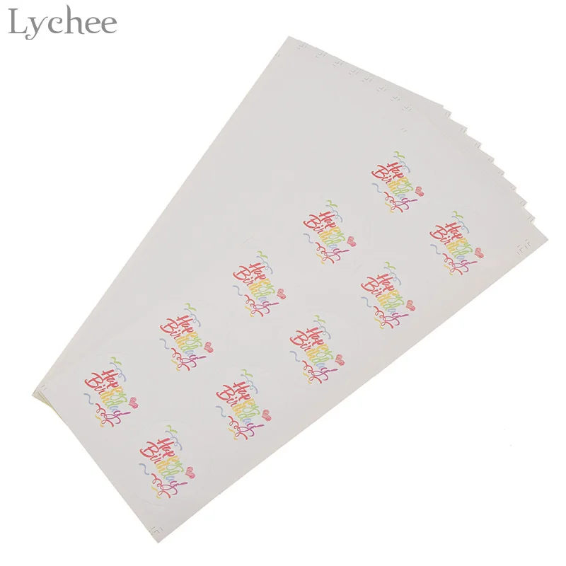 Lychee Life 100 шт. фотоальбом на день рождения Радужный цвет самоклеящийся подарок