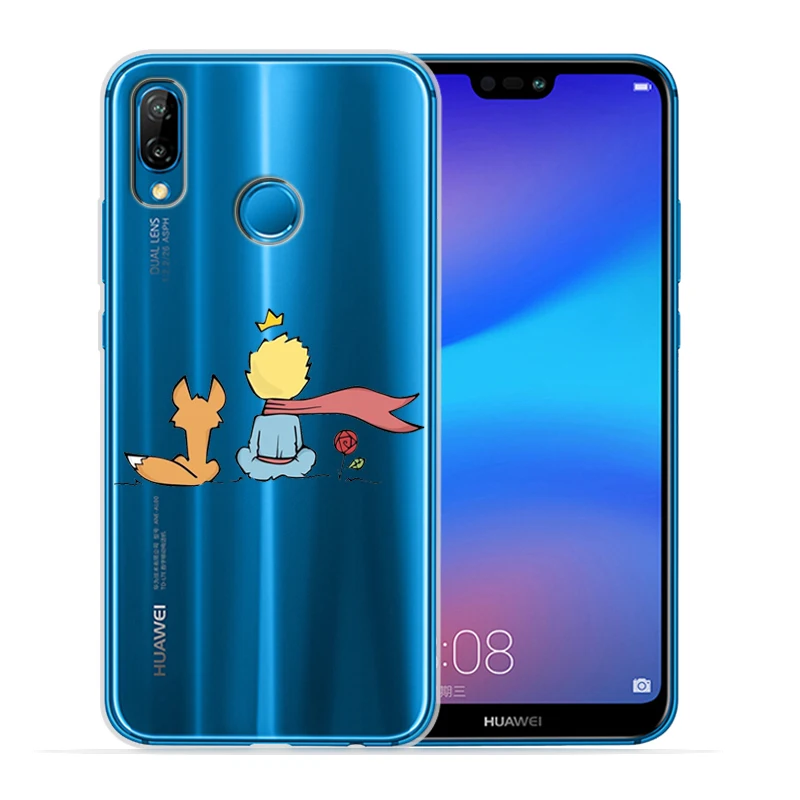 Чехол с рисунком Маленького принца для Huawei P30 Lite Pro P20 P8Lite P9Lite 2017 P Smart мягкий