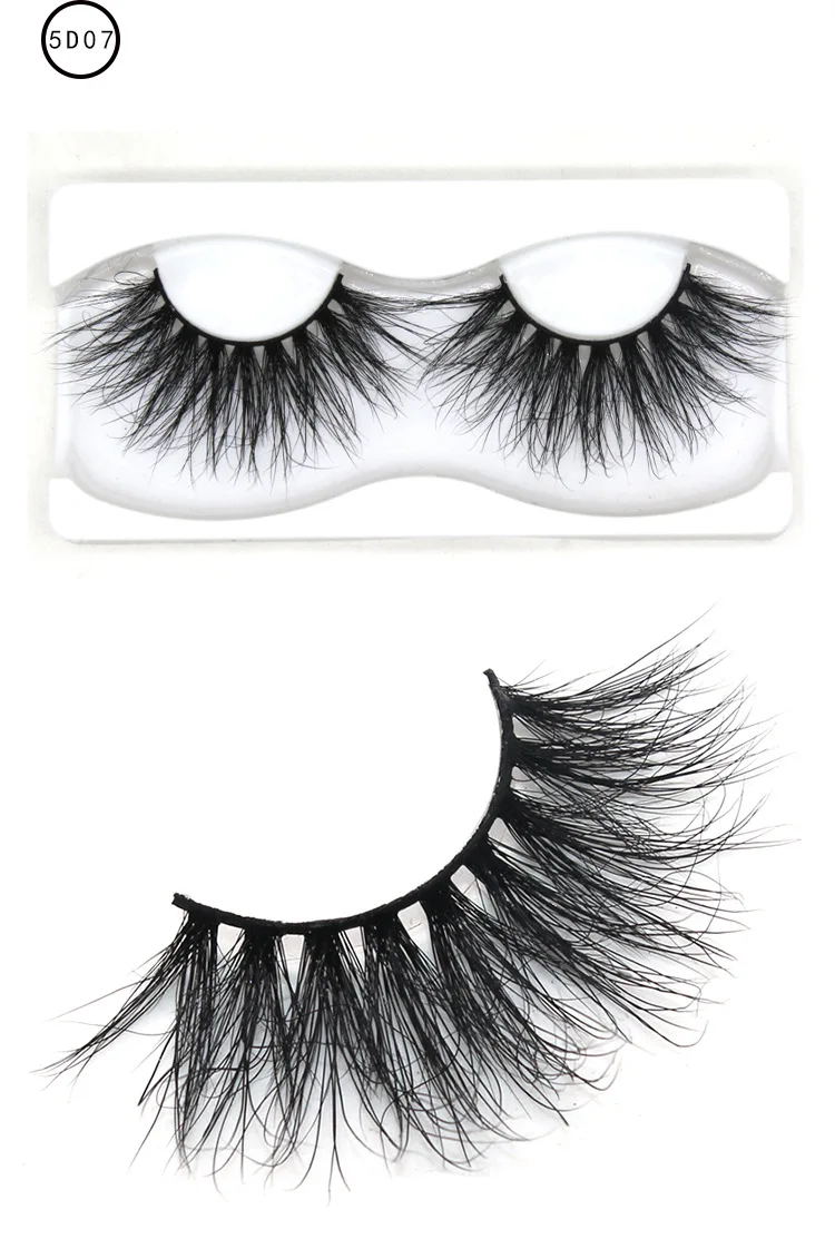 25 мм норковые ресницы 5D Накладные ресницы "крест-накрест" натуральные безжалостные Накладные ресницы макияж 3D норковые ресницы для наращивания мягкие ресницы