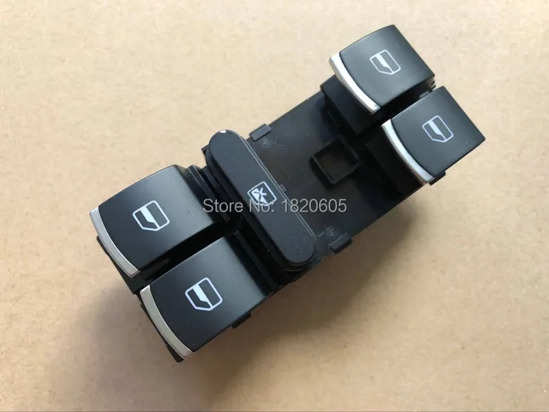 6 шт./комплект хромированные переключатели на окна фары для VW Volkswagen Golf Jetta MK5 Passat B6