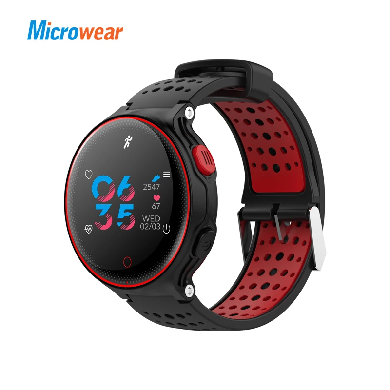 Microwear X2 плюс Смарт-часы браслет красочные Дисплей bluetooth сердечный ритм измерять
