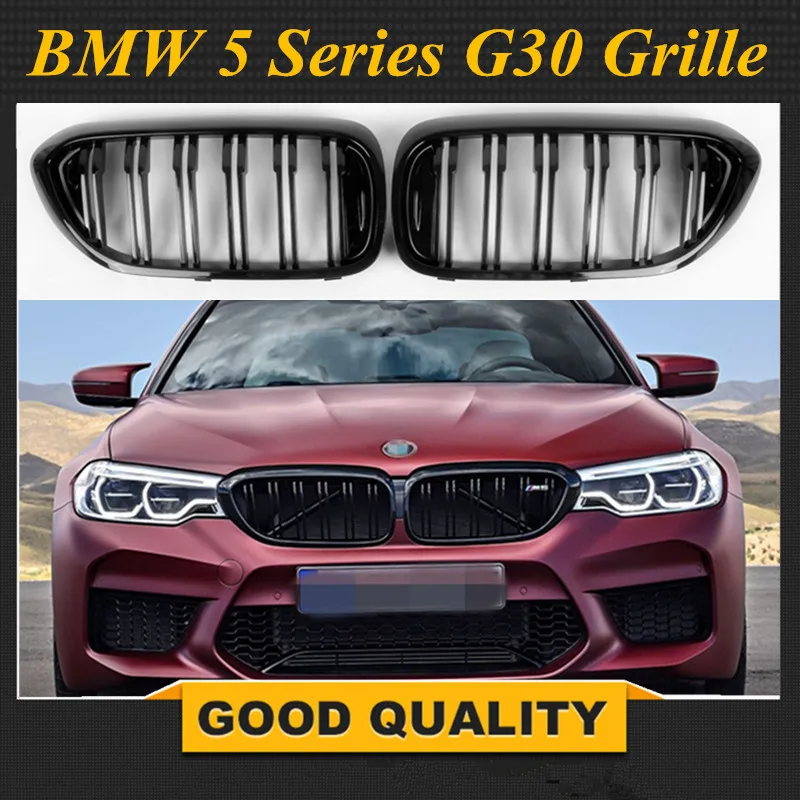 Сменная решетка для переднего бампера G30 BMW 5 серии M5 G31 520i 530i 540i ABS 2 или 1 глянцевая