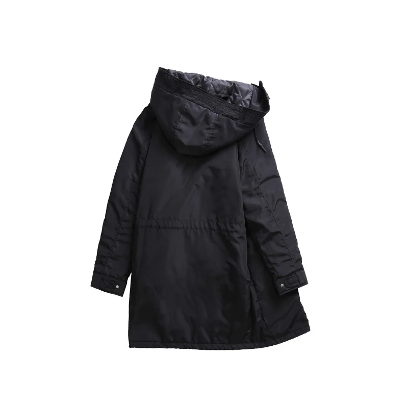 

Plus size XL - 6XL oversize trench men fashion hooded drawstring waist coat male long style outerwear 2019 autumn winter