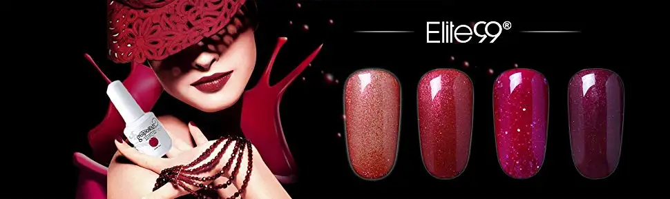 Elite99 15 мл цвет Красного Вина Гель-лак долговечный Гель-лак для ногтей замачиваемый УФ светодиодный гель-лаки DIY Дизайн ногтей Гель-лак