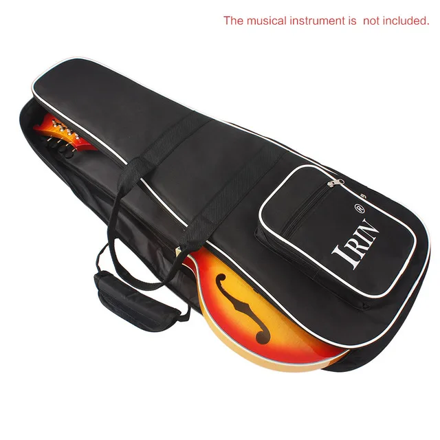 ИРИН двойной рюкзак на молнии для мандолины утолщаются плечо Gig Сумка Чехол Frabic 28