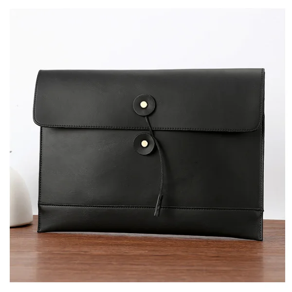 black Новые модные многоцветные мужчина держит портфель W3-012 - Цвет: black