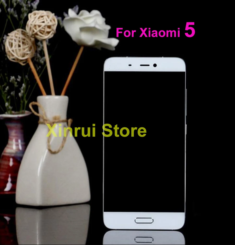 ЖК дисплей для Xiaomi 5 Белый Черный Цвет с сенсорным Стекло планшета Ассамблеи