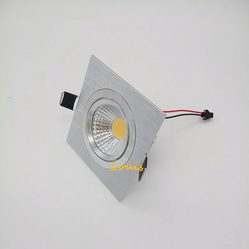 Площадь Dimmable 9 Вт 12 ВЕЛ украшения Встраиваемые Потолочные Лампы AC90 260V включите