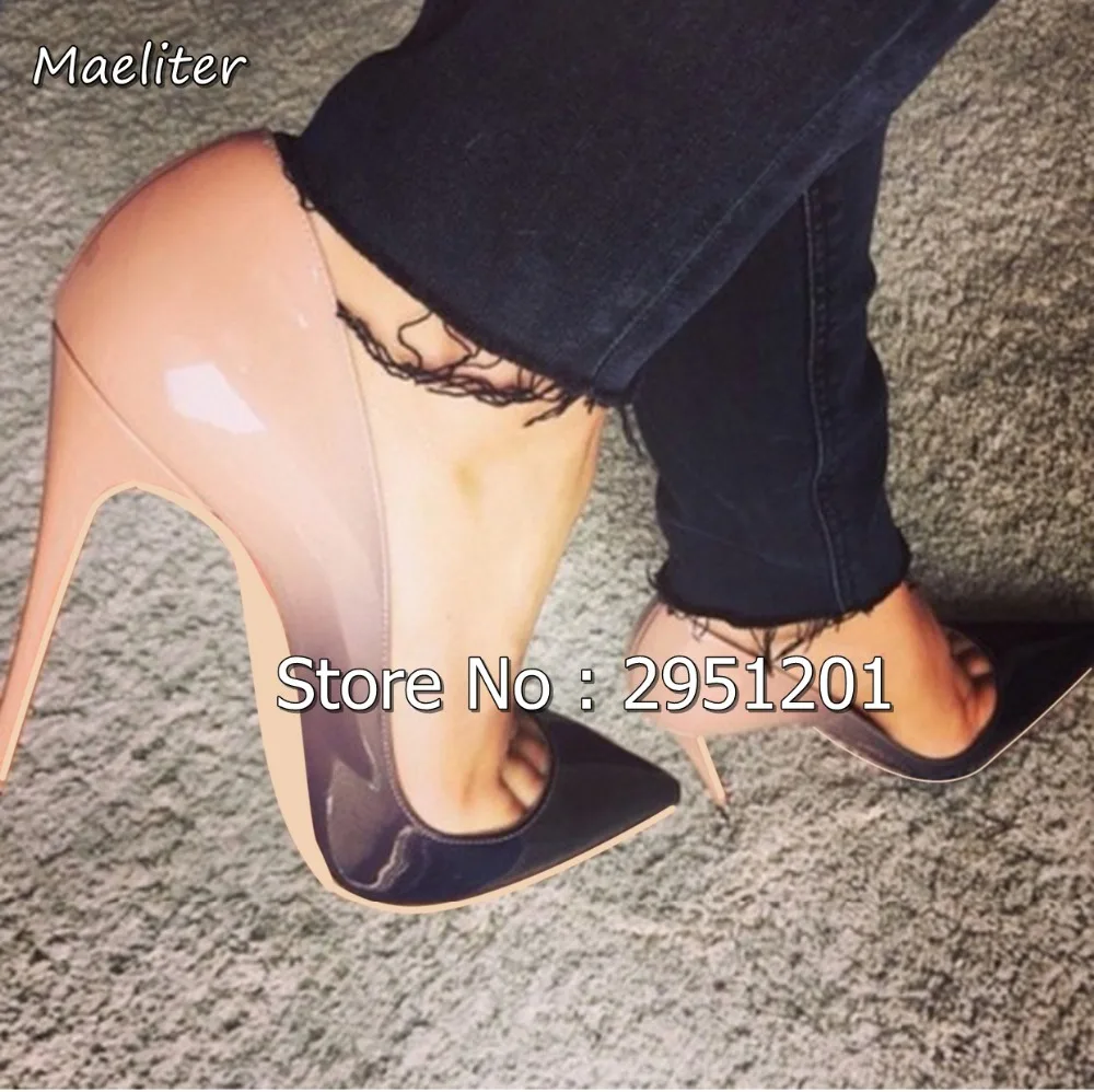 Женские туфли лодочки из лакированной кожи на высоком каблуке|shoes stilettos|women pumpsbrand