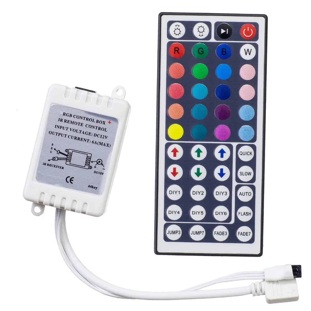 DC 12 V светодиодный RGB контроллер 44key IR wifi с пультом дистанционного управления беспроводной пульт управления Mi Light 2835 5050 Magic Home tv подсветка светодиодный контроллер полосы