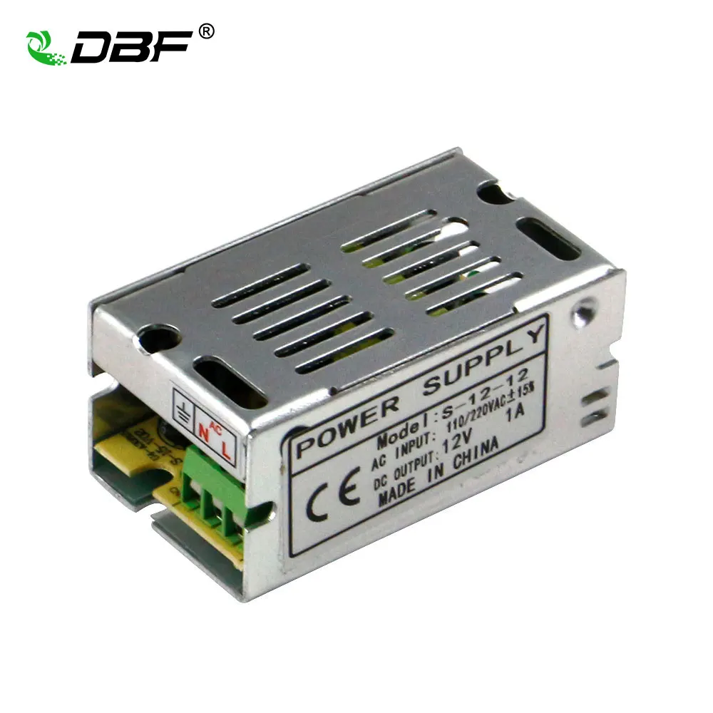 [DBF] светодиодный драйвер DC12V Высокое качество трансформаторы для Светодиодные ленты Питание 12 Вт 24 Вт 36 Вт 60 Вт 120 W 180 W 240 W 360 W