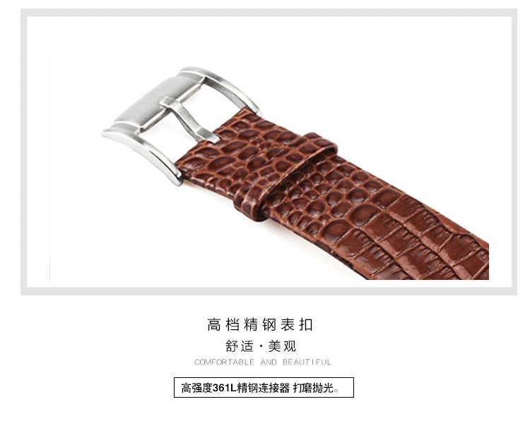 Цветной ремешок с крокодиловым узором для Apple Watch Series 3 2 1, ремешок из натуральной кожи, браслет для iWatch 38 мм, 42 мм, Ремешки для наручных часов