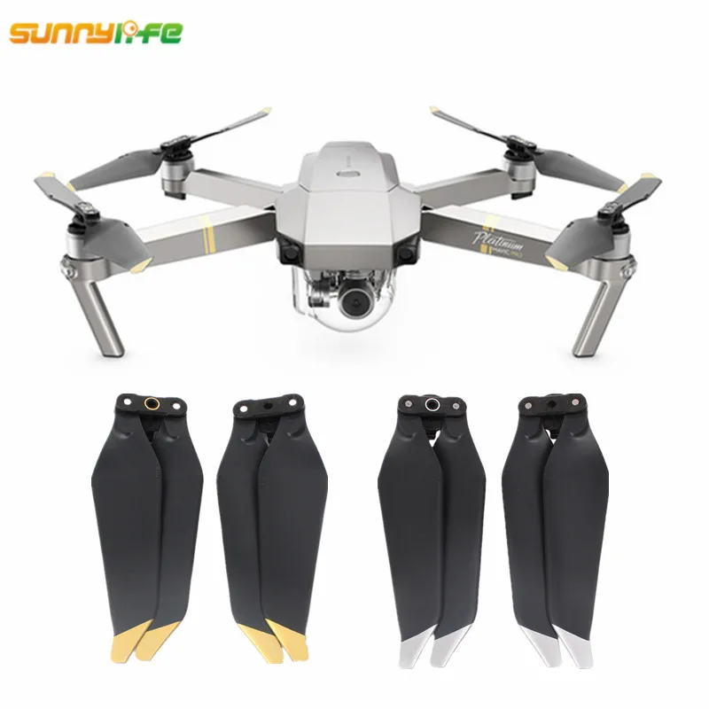 Пропеллеры Sunnylife Mavic Platinum 8331F с низким уровнем шума быстросъемные лопасти для DJI Pro
