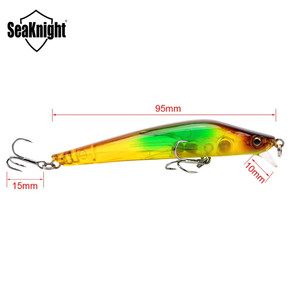 SeaKnight SK016 Minnow 10 г 95 мм 0 4 м рыболовные приманки 1 шт. плавающие воблеры твердая