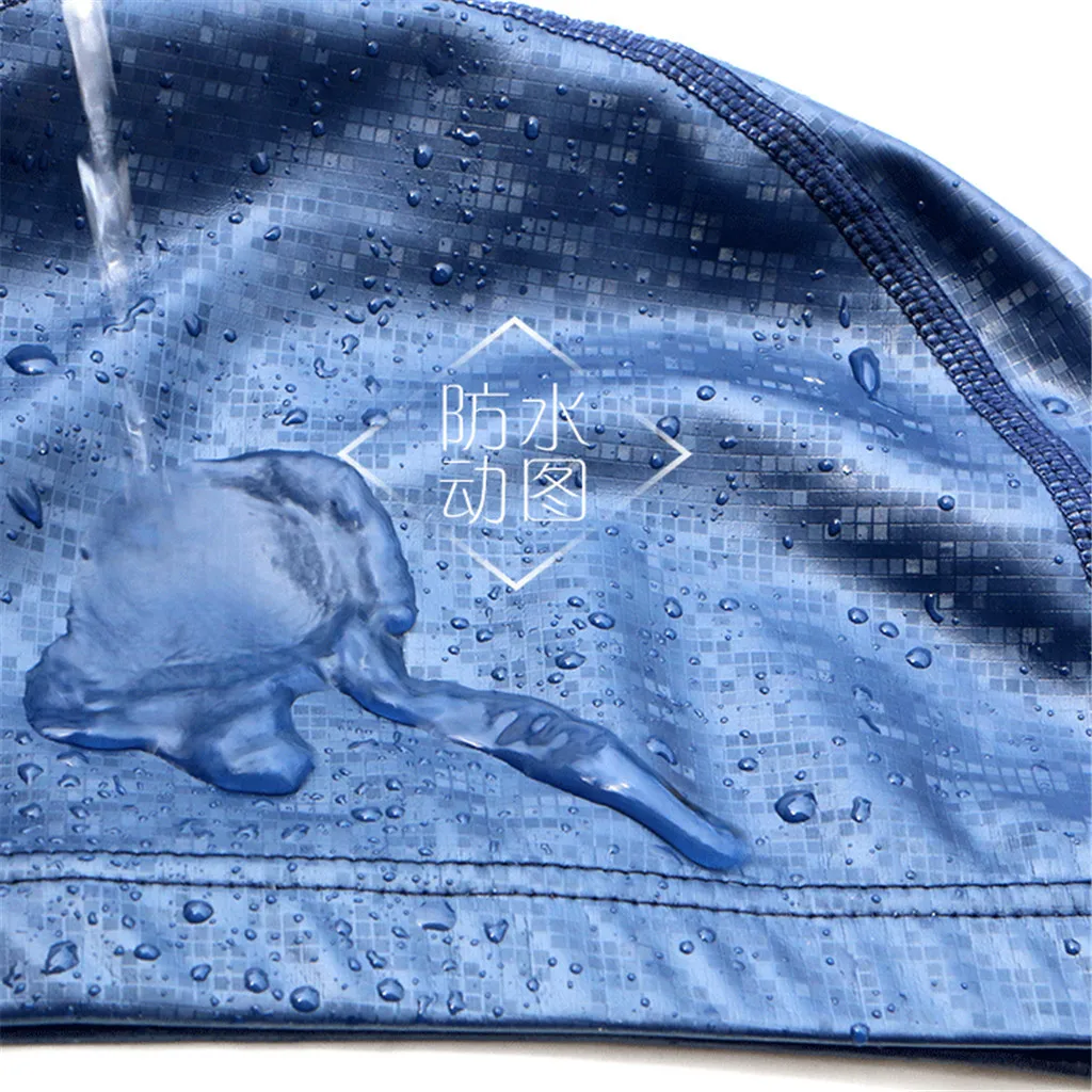 Шапочка для плавания взрослых прочная эластичная силиконовая шапочка пляжа и