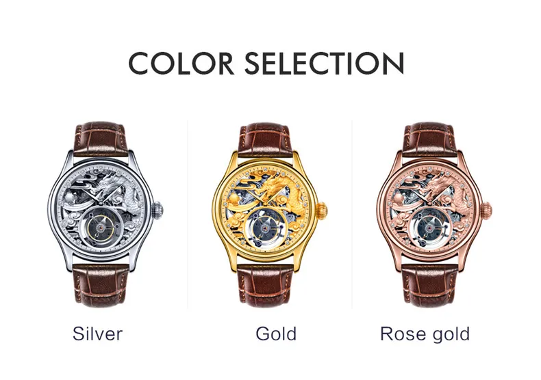 Настоящие Tourbillon часы копейка, механические часы для мужчин, ручной Ветер, Tourbillon чайки, полый ход, мужские часы
