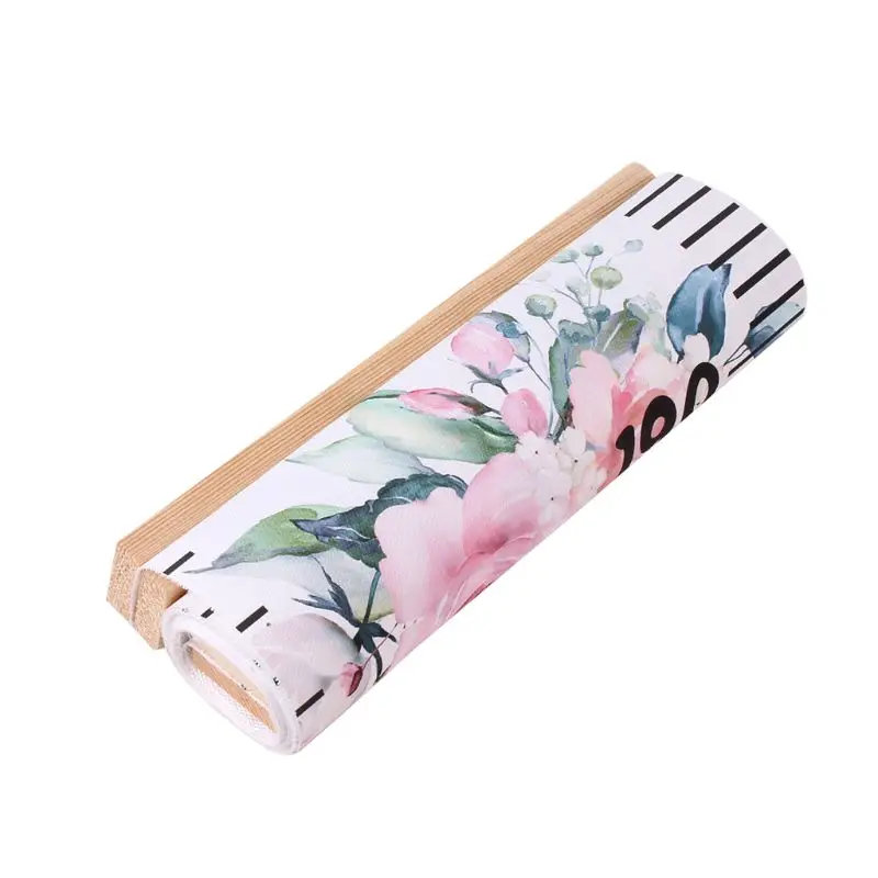 Детские диаграммы роста холст стены Висячие измерительные линейки для детей мальчиков девочек украшение комнаты детская комната, съемный диаграмма роста высоты