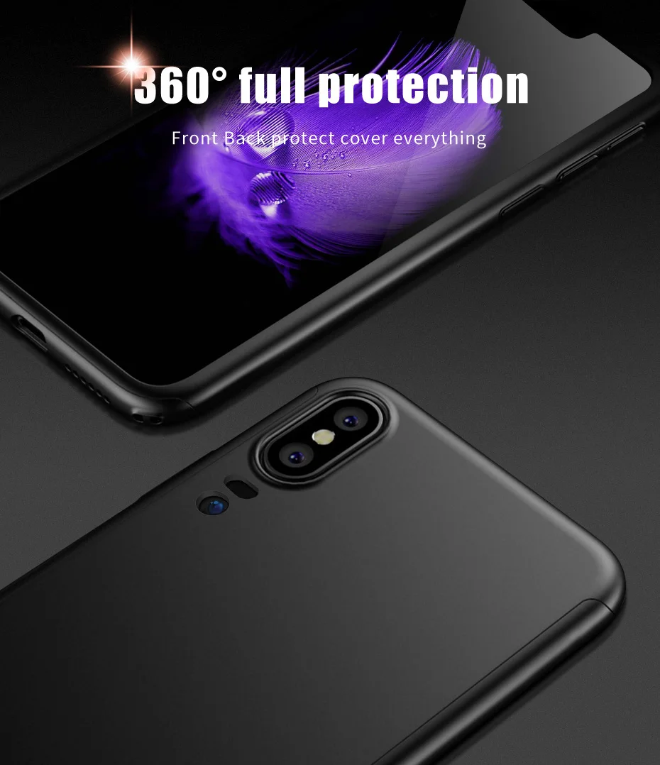 Роскошный 360 Полный стеклянный чехол для huawei P30 P20 P10 P9 P8 Mate20 Lite P Smart Z Y9 Prime Nova 3 3i 3E защитный чехол