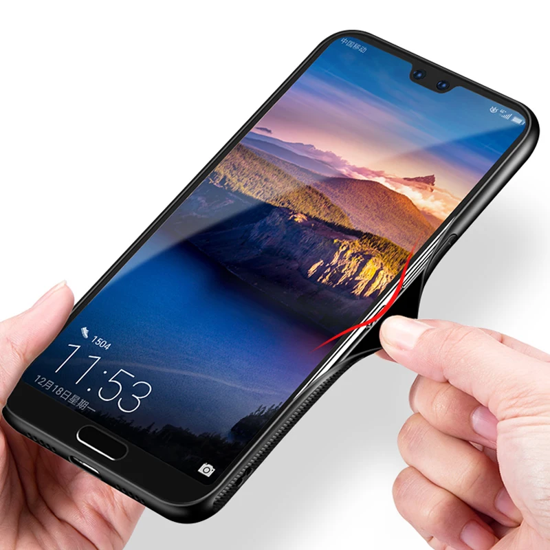 Стеклянный чехол YUETUO для телефона huawei p30 pro lite p30lite nova 4e p p20 p20lite 20 30 3e