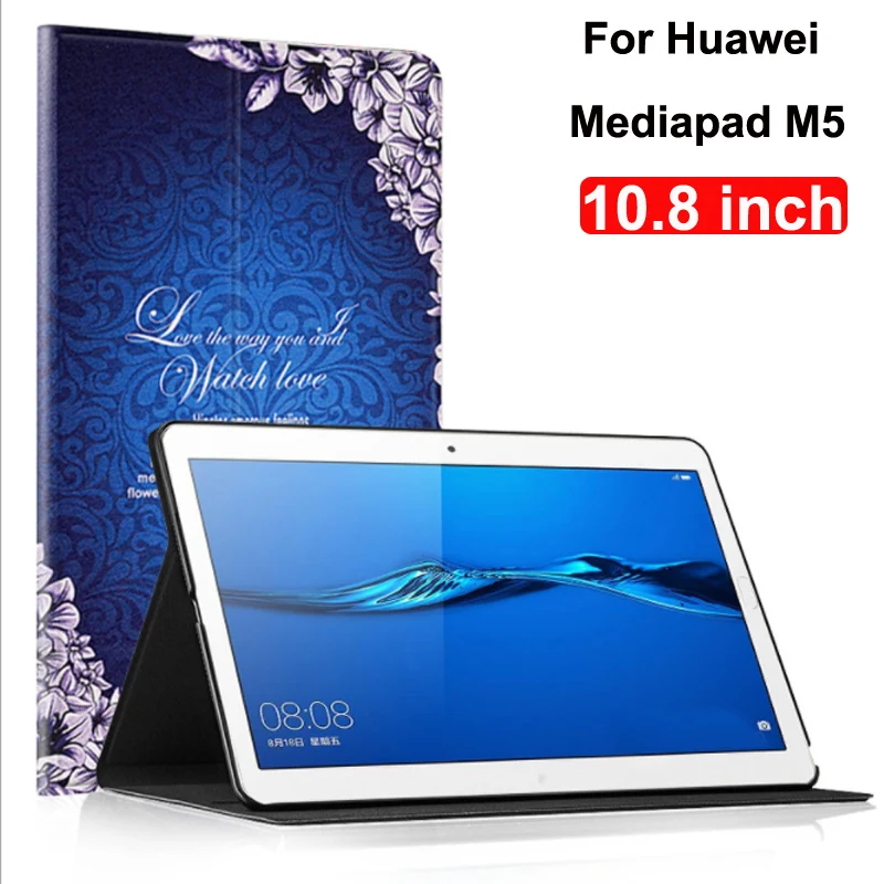 Для huawei Mediapad M5 10," чехол MediapadM5 кожаный чехол ультра тонкий с планшетным ПК+ PU держатель Pad M5 M 5 флип чехол s 10,8"