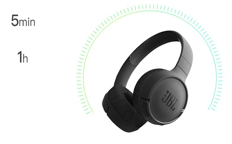 JBL Tune 500BT Bluetooth беспроводные наушники на ухо с микрофоном JBL чистый Бас Звук шумоподавление Складная гарнитура спортивные наушники