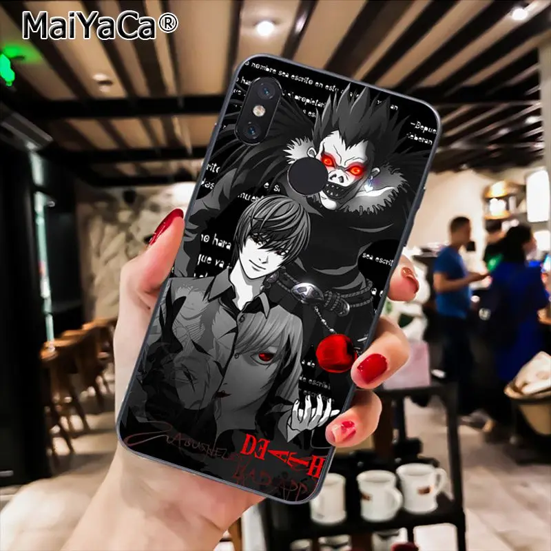 MaiYaCa Death Note Ryuk kira Coque Shell чехол для телефона Xiaomi Redmi4X 6A S2 Go Redmi 5 5Plus Note4 Note5 7 Note6Pro