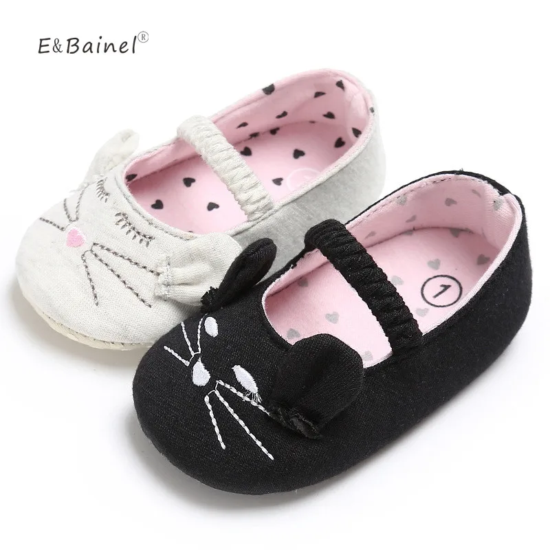 Милая Повседневная хлопковая детская обувь для девочек 0-18 месяцев Обувь