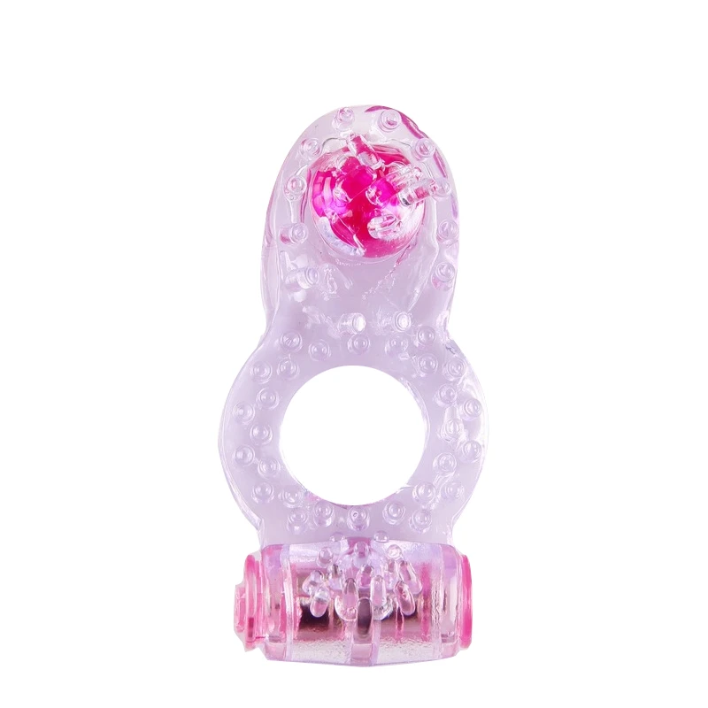 Кольцо бабочка вибрационное кольцо для пениса клитор двойное вибрирующее на