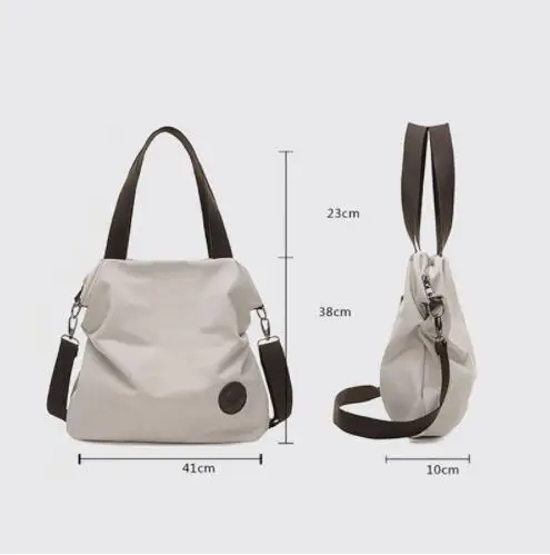 2018 Kvky Brand Large Pocket Casual Tote Women's Handbag Shoulder Handbags Canvas Leather Capacity Bags For Women | Багаж и сумки