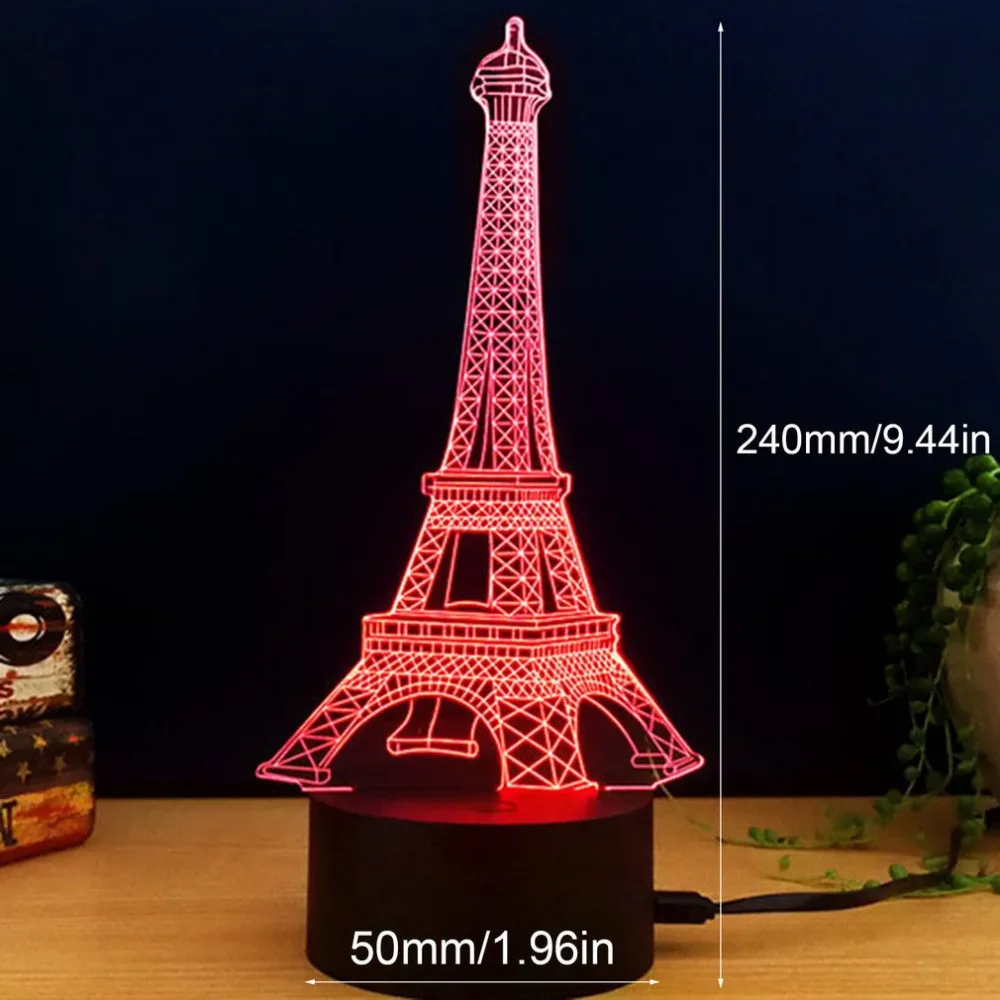 USB Touch Switch Table Desk Light 3D Acrylic LED Night Lamp Atmosphere for Home Office Best Gift | Лампы и освещение