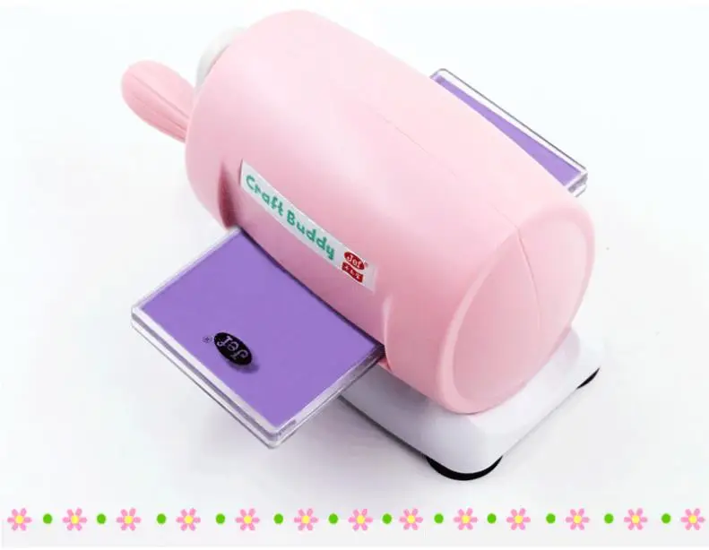 Pink DIY штамповка машина для тиснения скрапбукинга резак для краски бумажные карты высечки машина для тиснения дома инструмент для штамповки розовый фиолетовый - Цвет: Pink