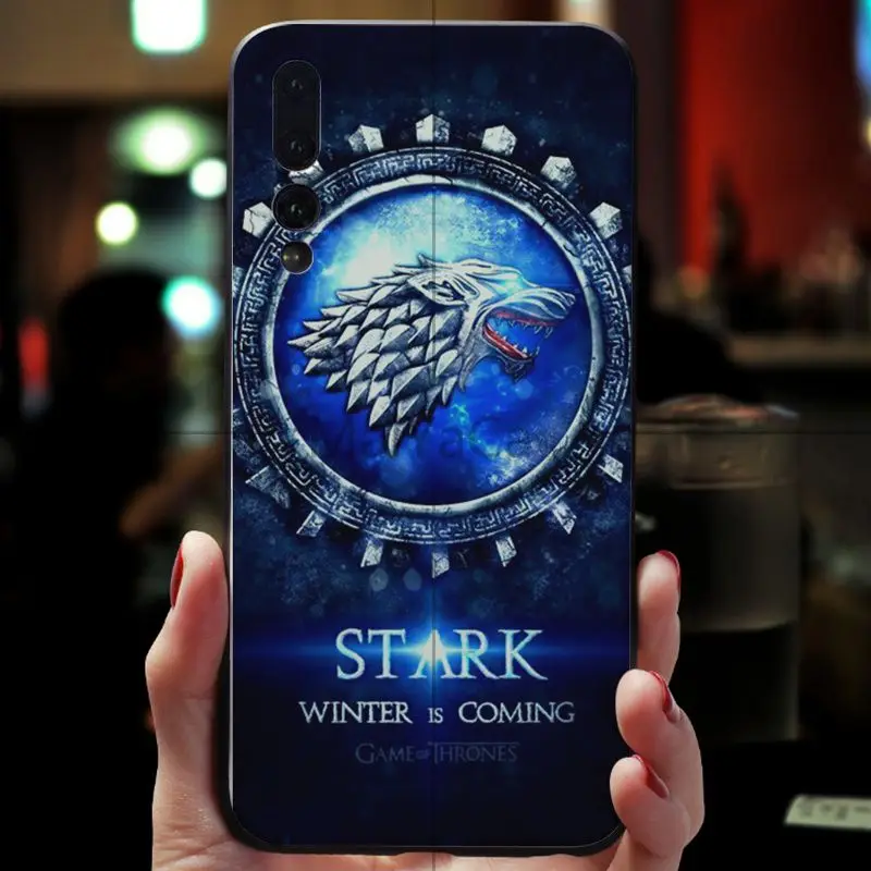 Чехол для телефона MaiYaCa GAME OF THRONES черный чехол из ТПУ Huawei honor 9 10 V9 V10 P9 P10 P20