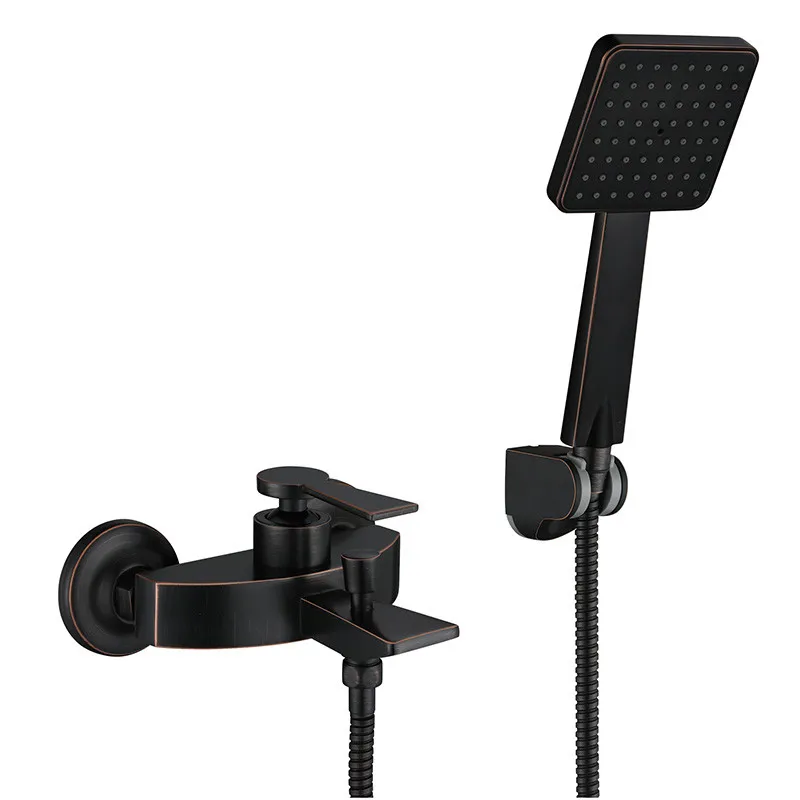 Набор смесителей для душа ванной комнаты латунный смеситель ванны горячей и