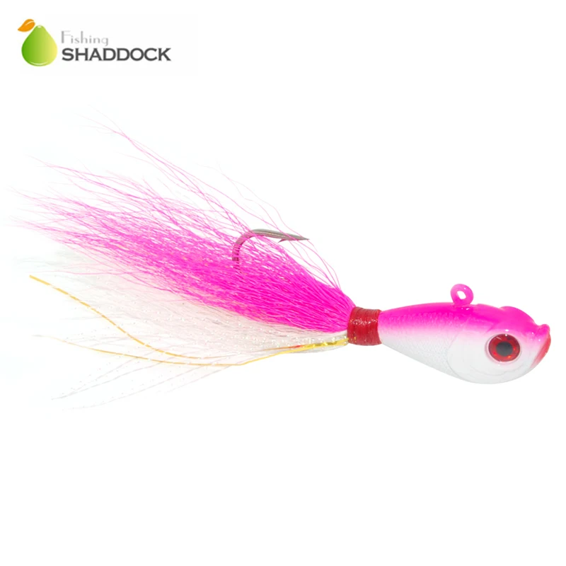 

Shaddock Fishing 5pcs Pink Color For Hard Fishing Lure With Artificial Fishing Bait Feather Fishing Hook