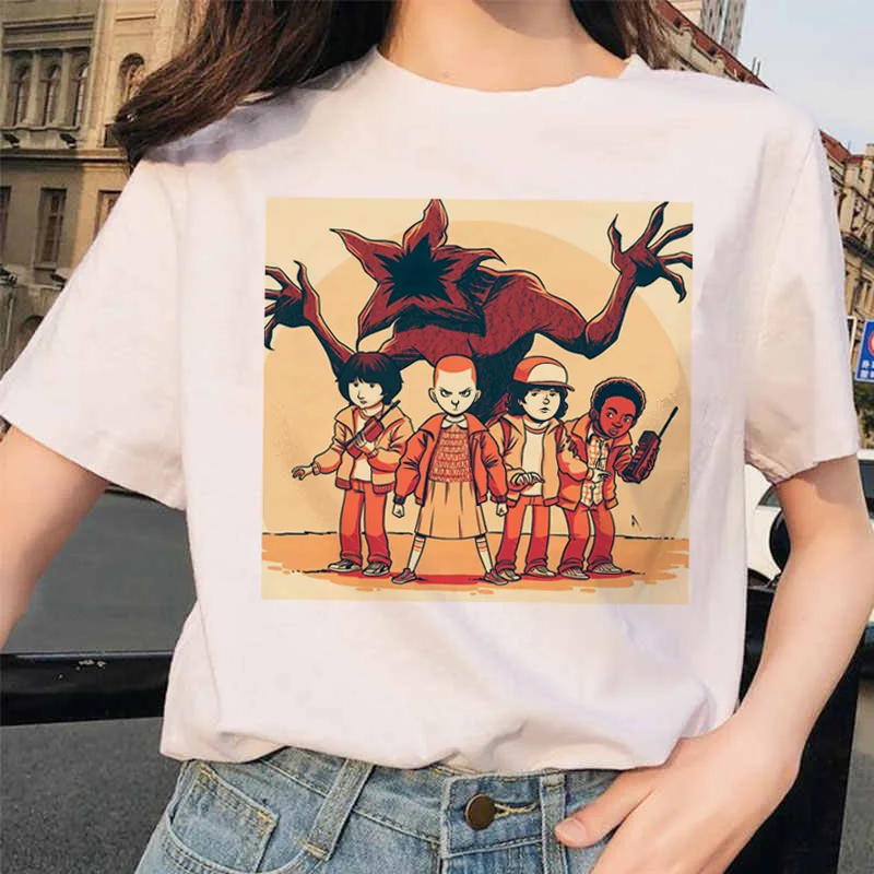 Футболка женская с надписью очень странные дела 3|Футболки| |