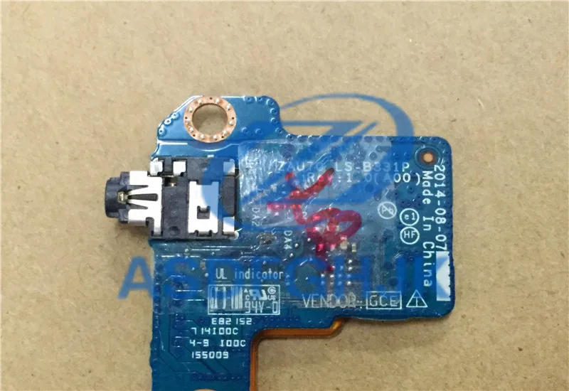 Оригинал для DELL 13 2-в-1 7351 гарнитура аудио порт плата ZAU70 LS-B331P тест хорошая